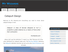 Tablet Screenshot of mywizards.com